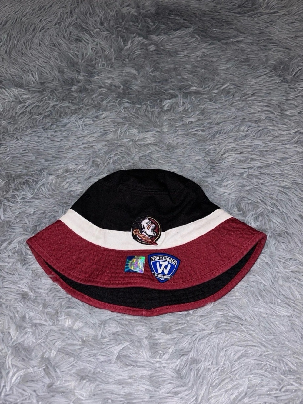 NEW Florida State University Seminoles Top Of The World Bucket Hat Unisex FSU